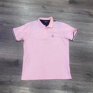 Pyscho Bunny Pink Polo
